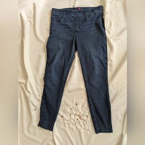 SPANX Jean-ish Ankle Leggings - Blue - Size L